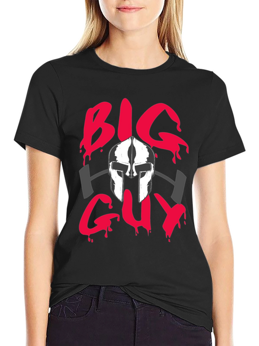 Big Guy T-Shirt - Spartan Gym Design