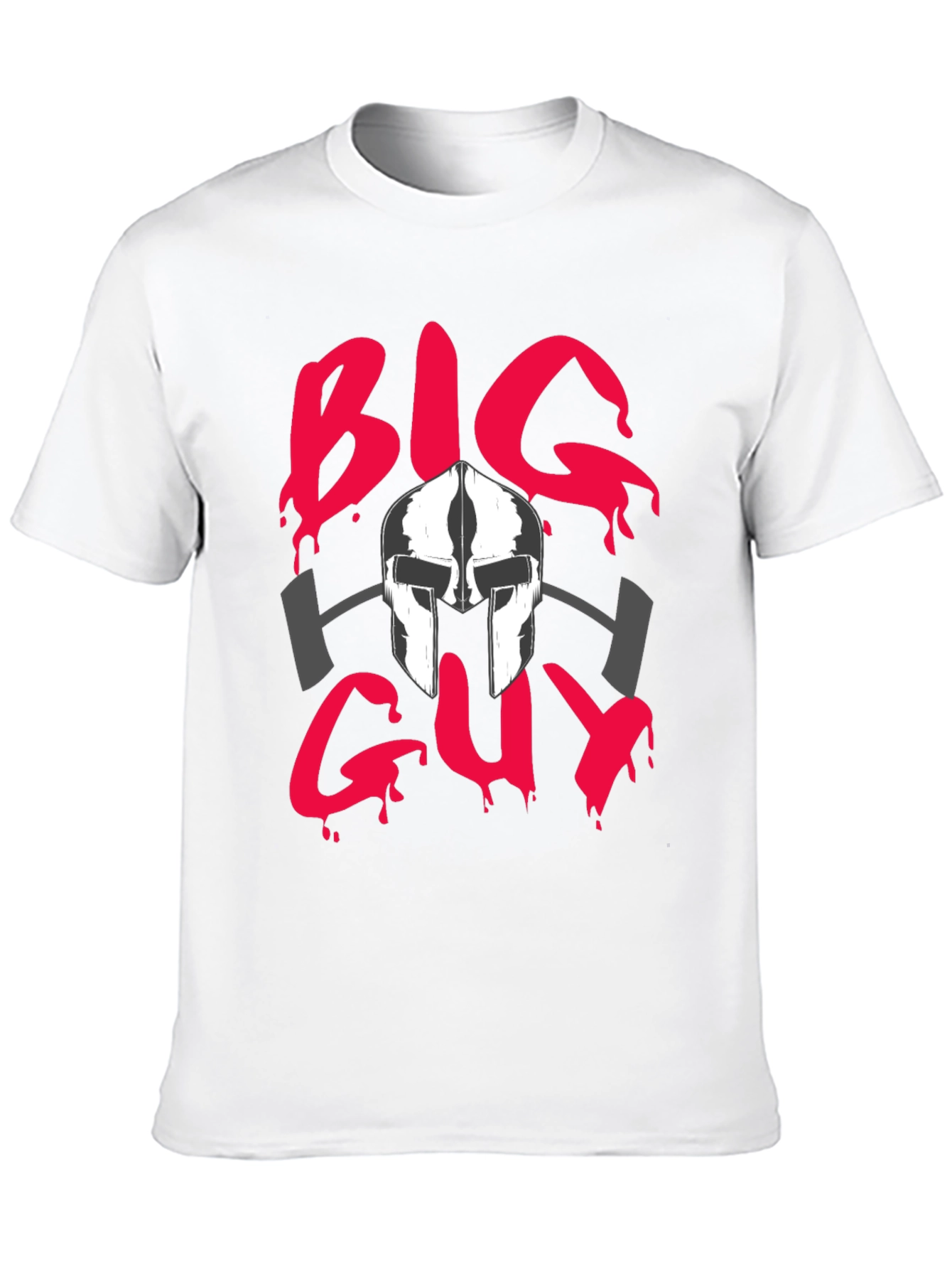 Big Guy T-Shirt - Spartan Gym Design