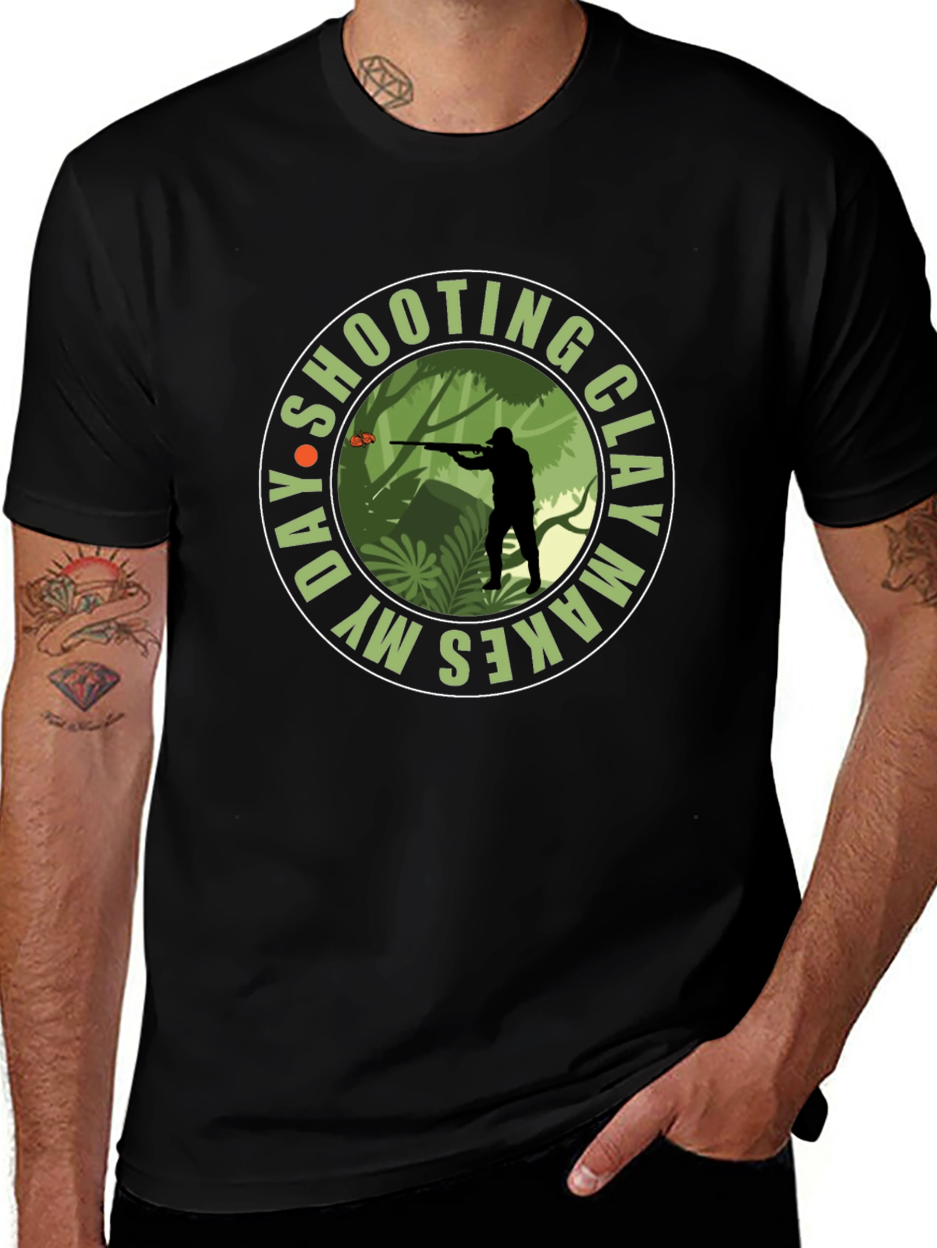 Clay Shooting Day T-Shirt - Makes My Day!