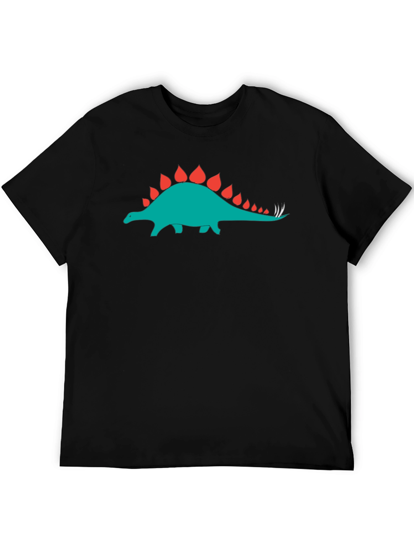 Dino Graphic T-Shirt - Cool Stegosaurus Tee