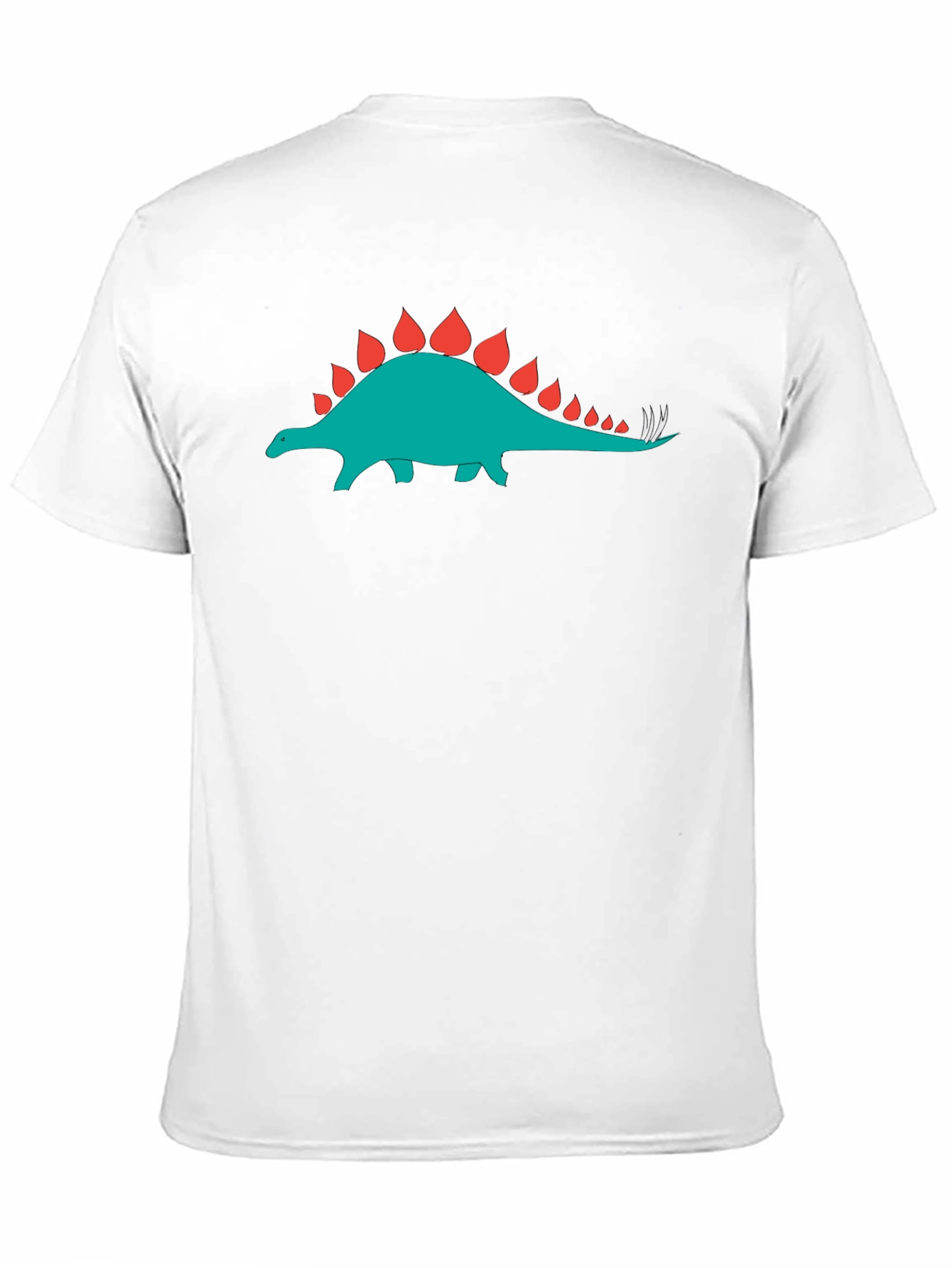 Dino Graphic T-Shirt - Cool Stegosaurus Tee
