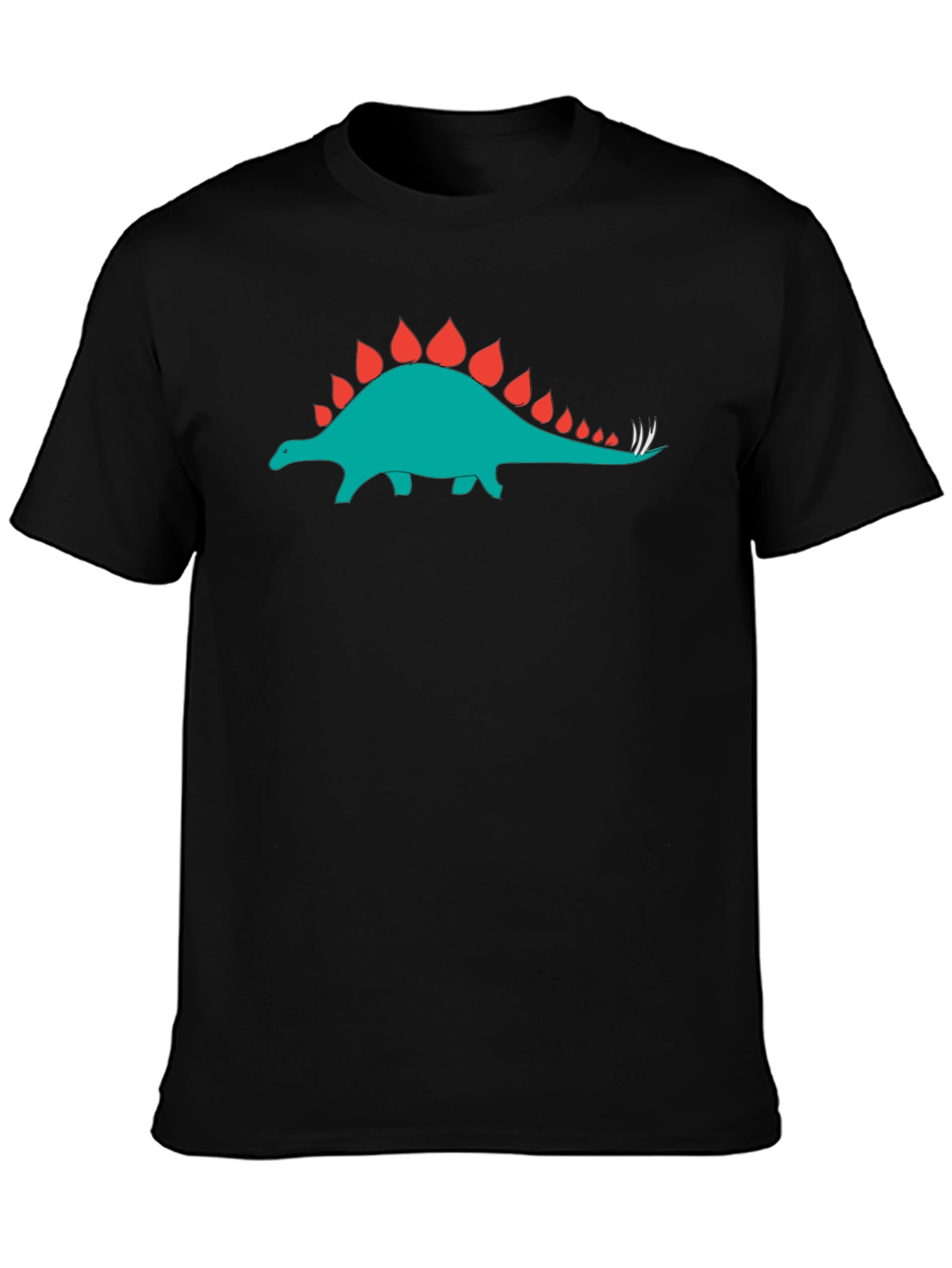Dino Graphic T-Shirt - Cool Stegosaurus Tee