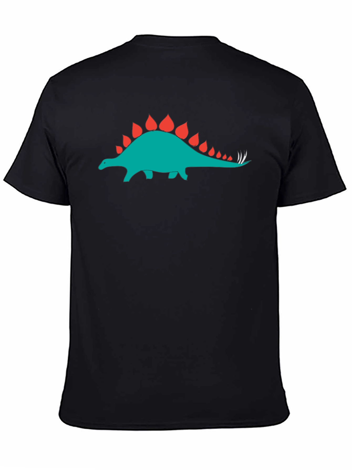 Dino Graphic T-Shirt - Cool Stegosaurus Tee