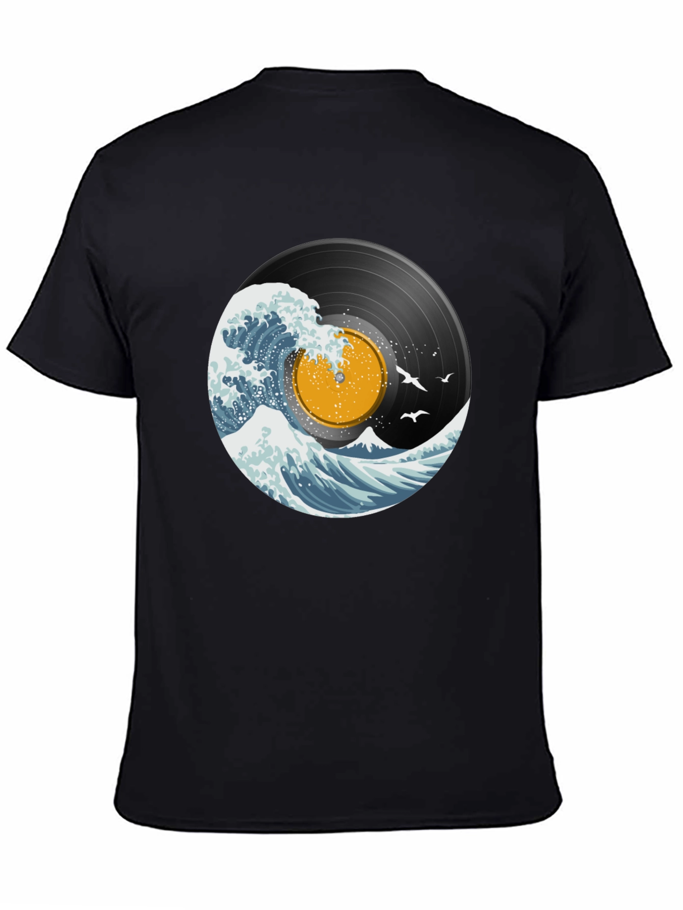 Vinyl Wave Graphic T-Shirt