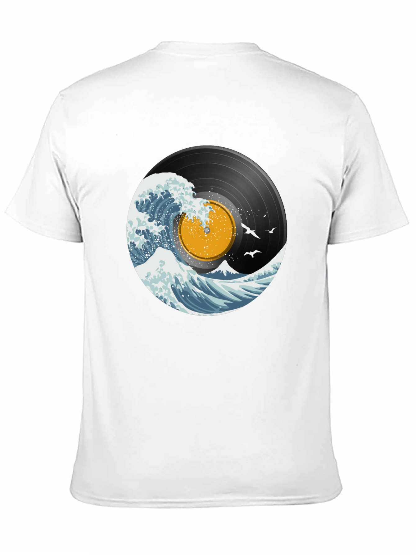 Vinyl Wave Graphic T-Shirt