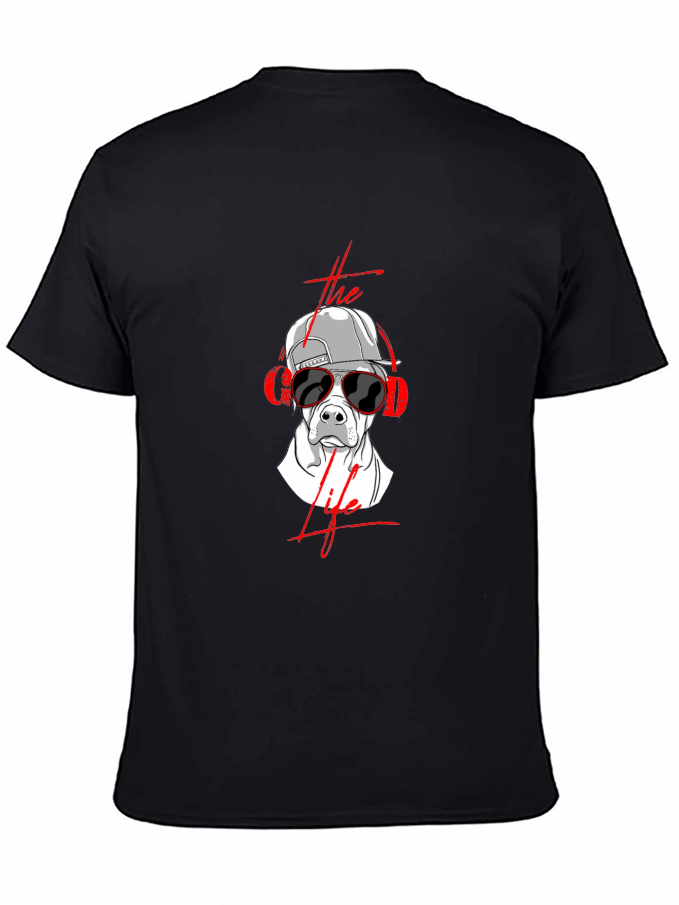 The Good Life Graphic Tee - Dog in Sunglasses