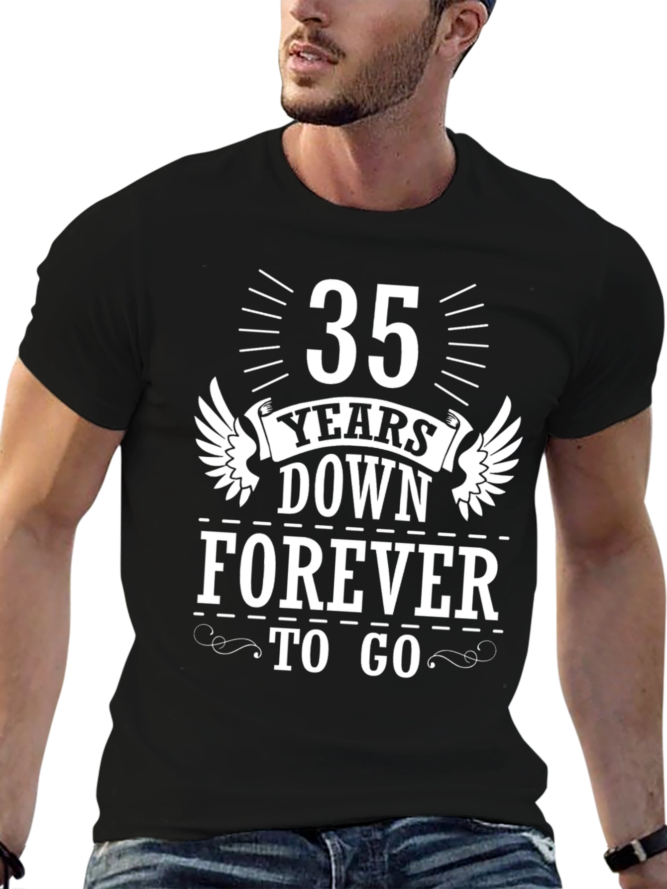 35 Years Down Forever To Go T-Shirt