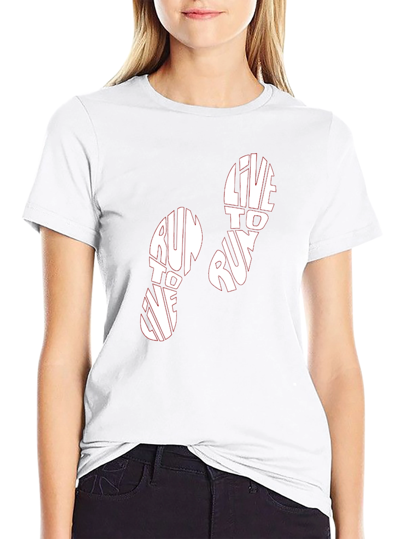 Run to Live Graphic Tee - Black