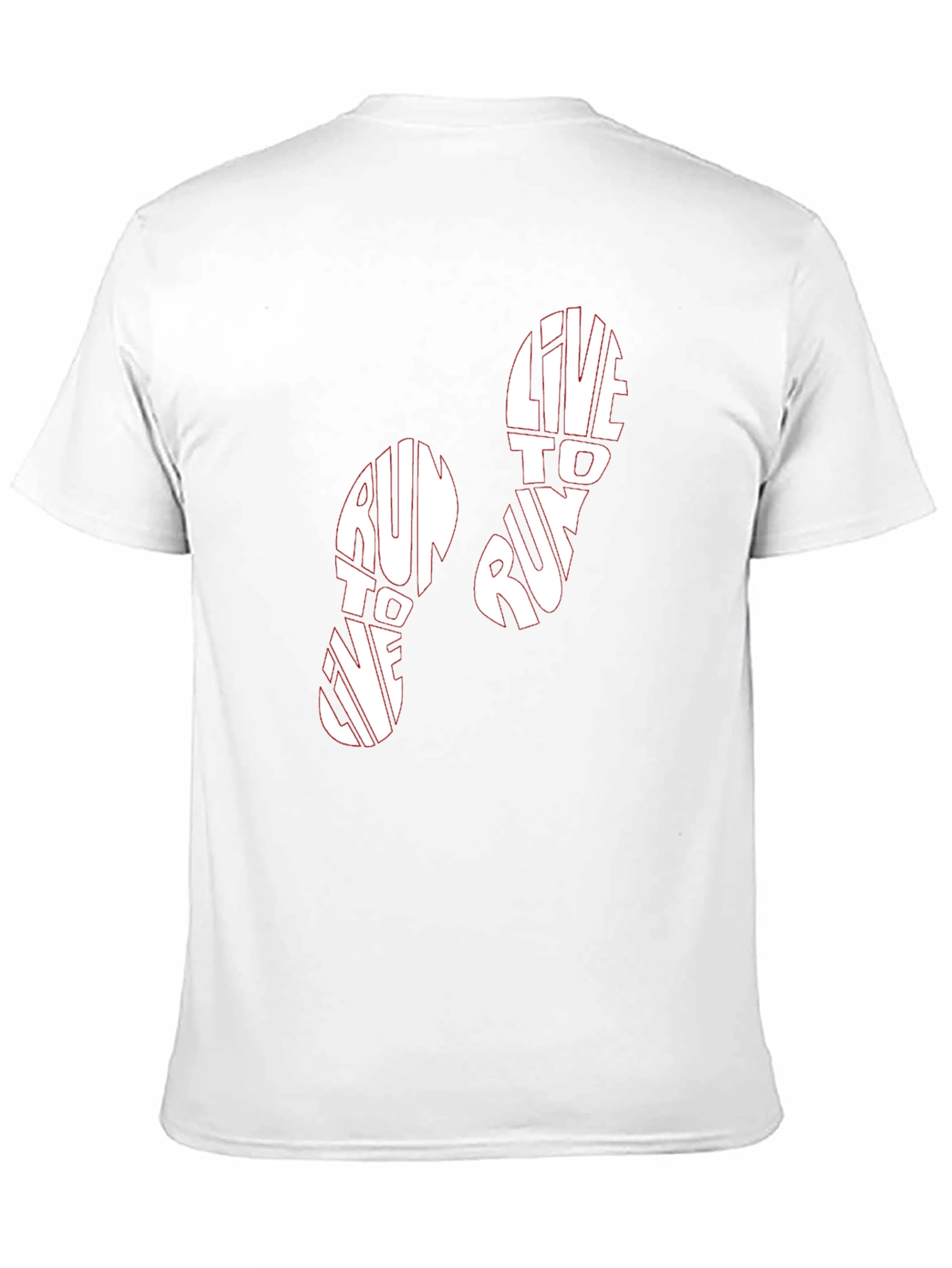 Run to Live Graphic Tee - Black