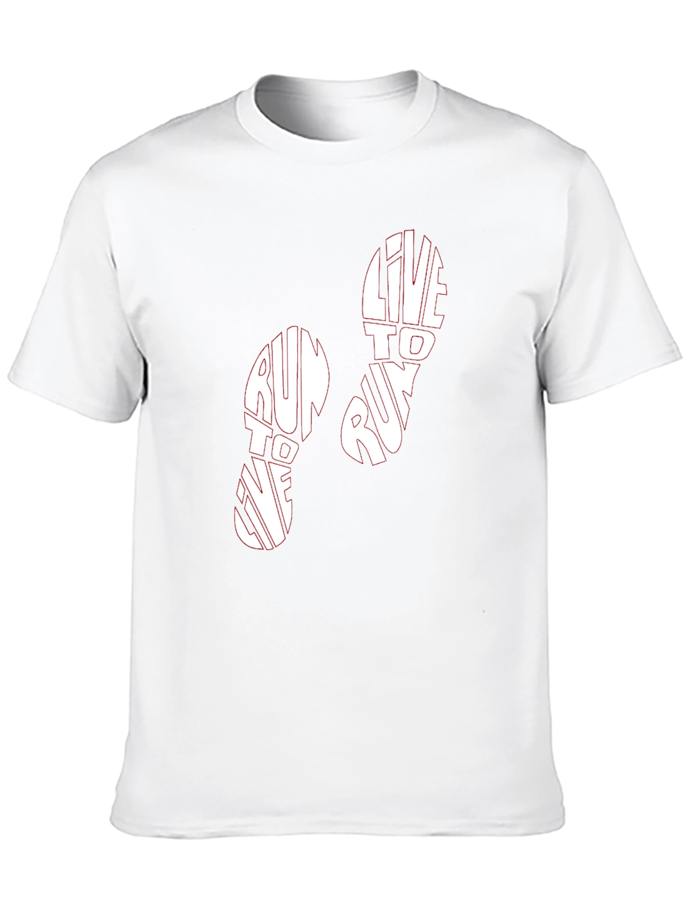 Run to Live Graphic Tee - Black