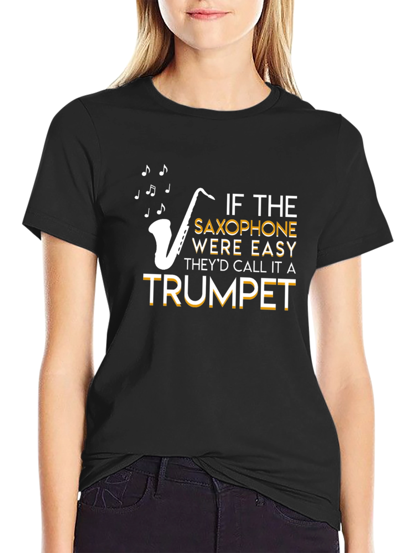 Saxophone Easy Trumpet T-Shirt