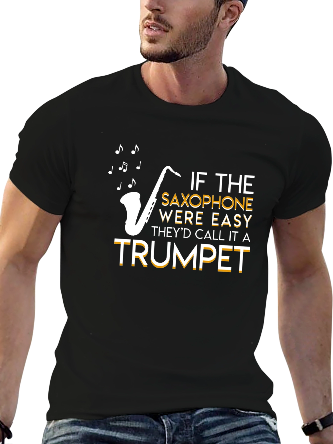 Saxophone Easy Trumpet T-Shirt