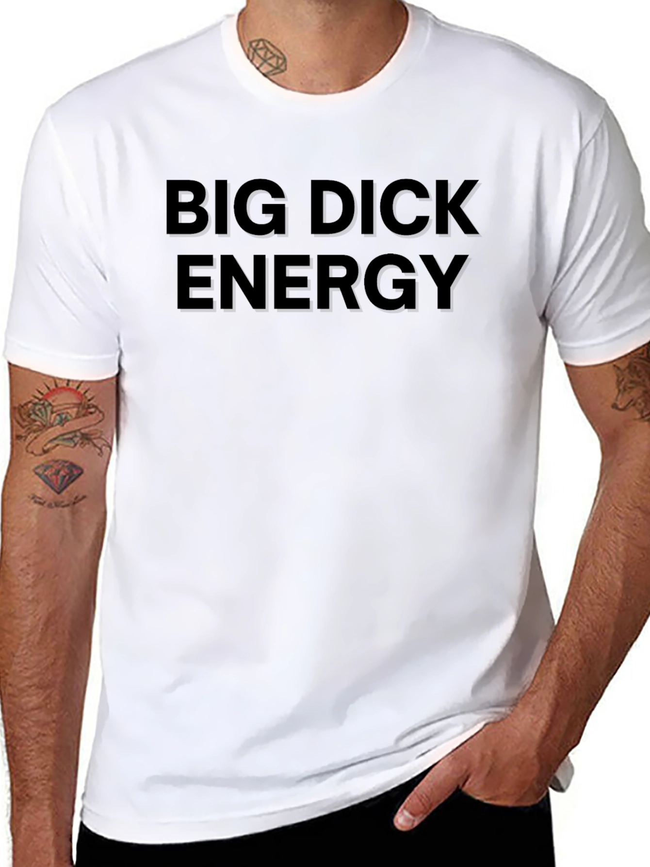 Big Dick Energy Black T-Shirt