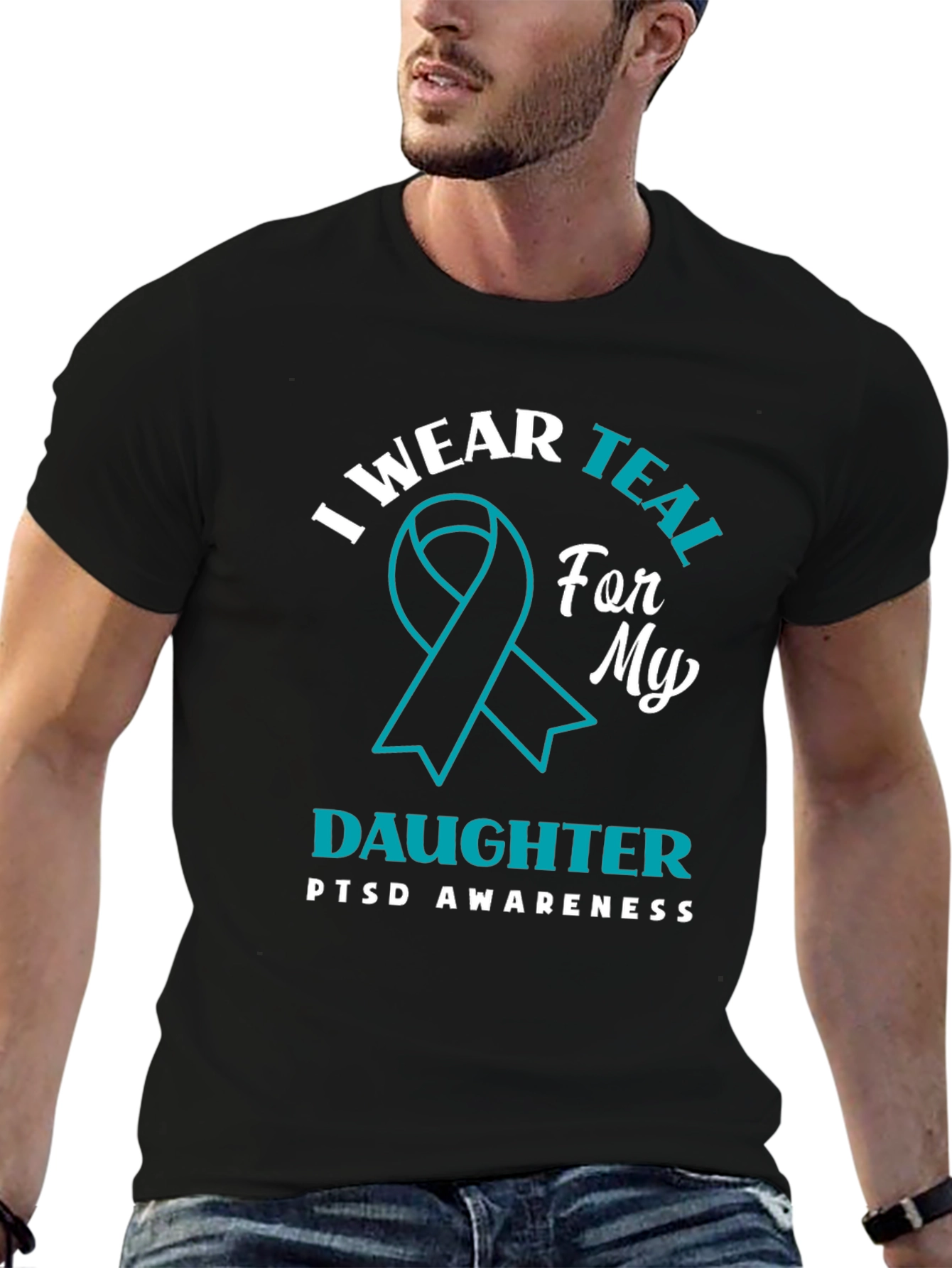 Teal PTSD Awareness Daughter T-Shirt