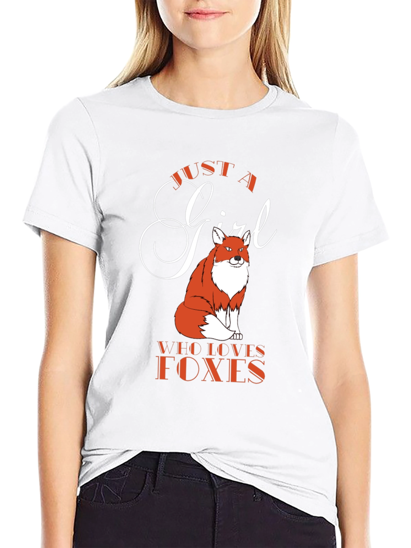 Just A Girl Who Loves Foxes T-Shirt