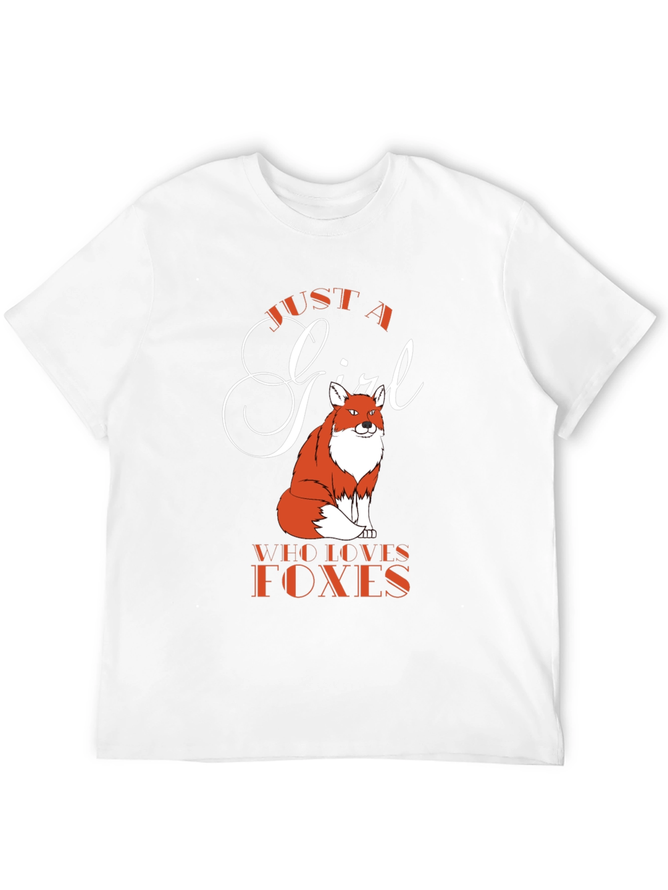 Just A Girl Who Loves Foxes T-Shirt