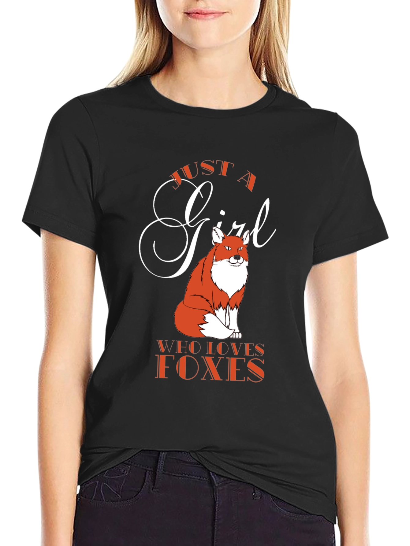 Just A Girl Who Loves Foxes T-Shirt