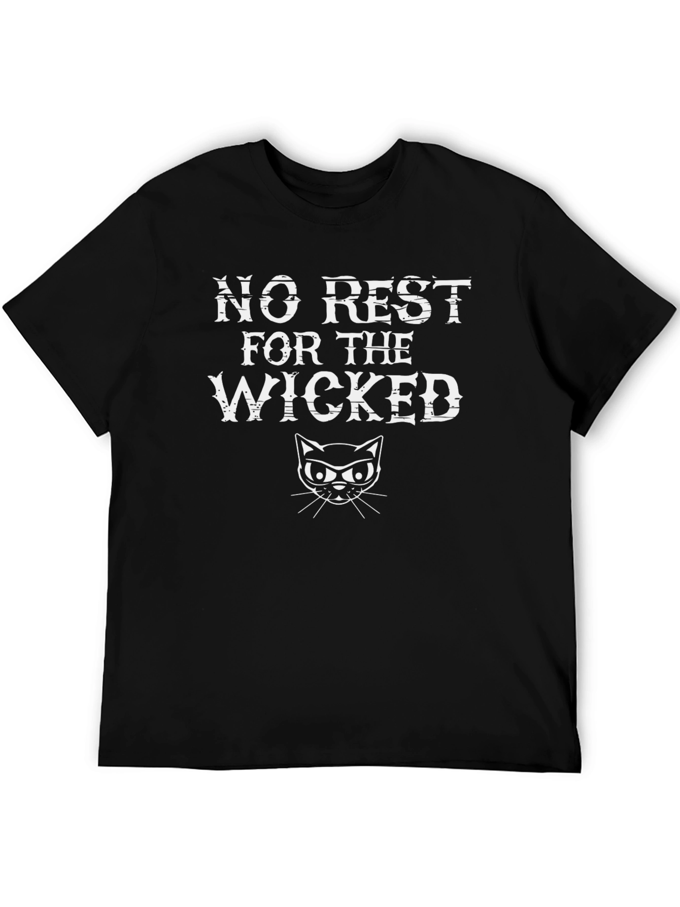 No Rest For The Wicked Cat T-Shirt