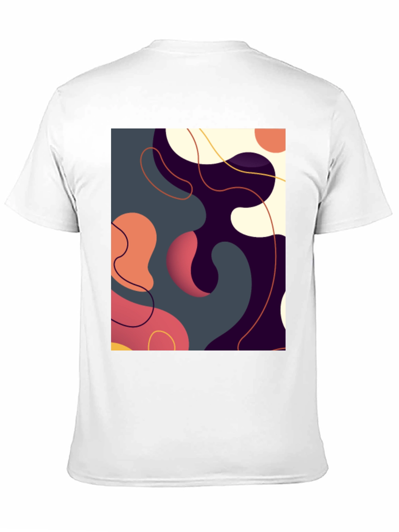 Abstract Art Graphic Tee - Modern Casual Style
