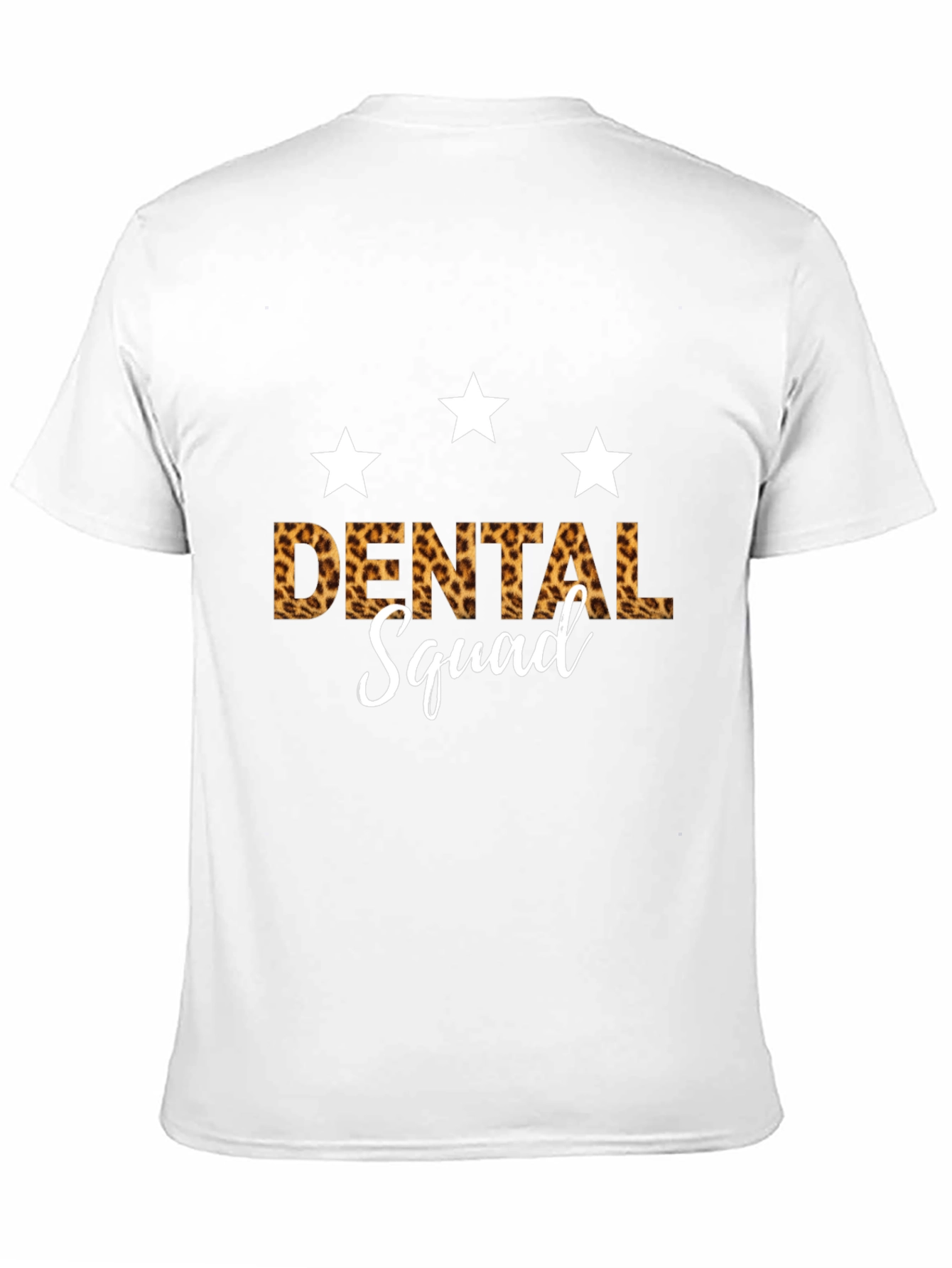 Dental Squad Leopard Print Graphic T-Shirt