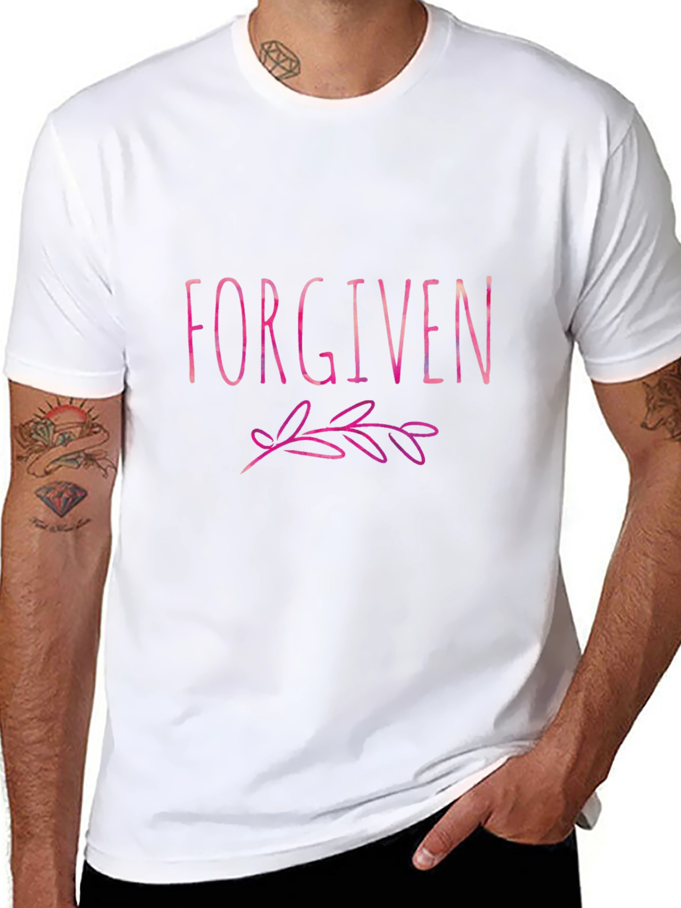 Forgiven Graphic T-Shirt - Stylish Christian Tee
