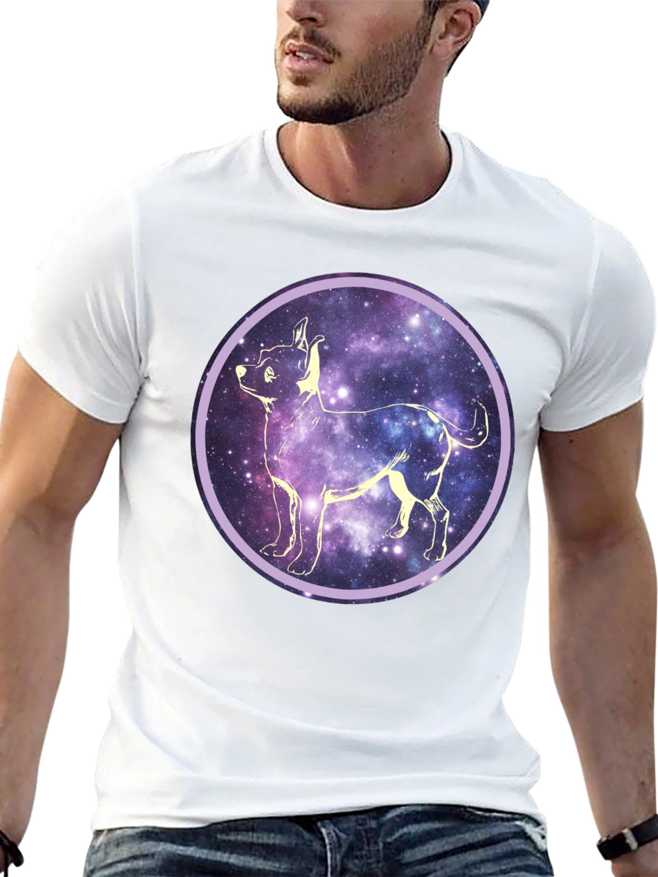 Galaxy Dog Graphic Tee