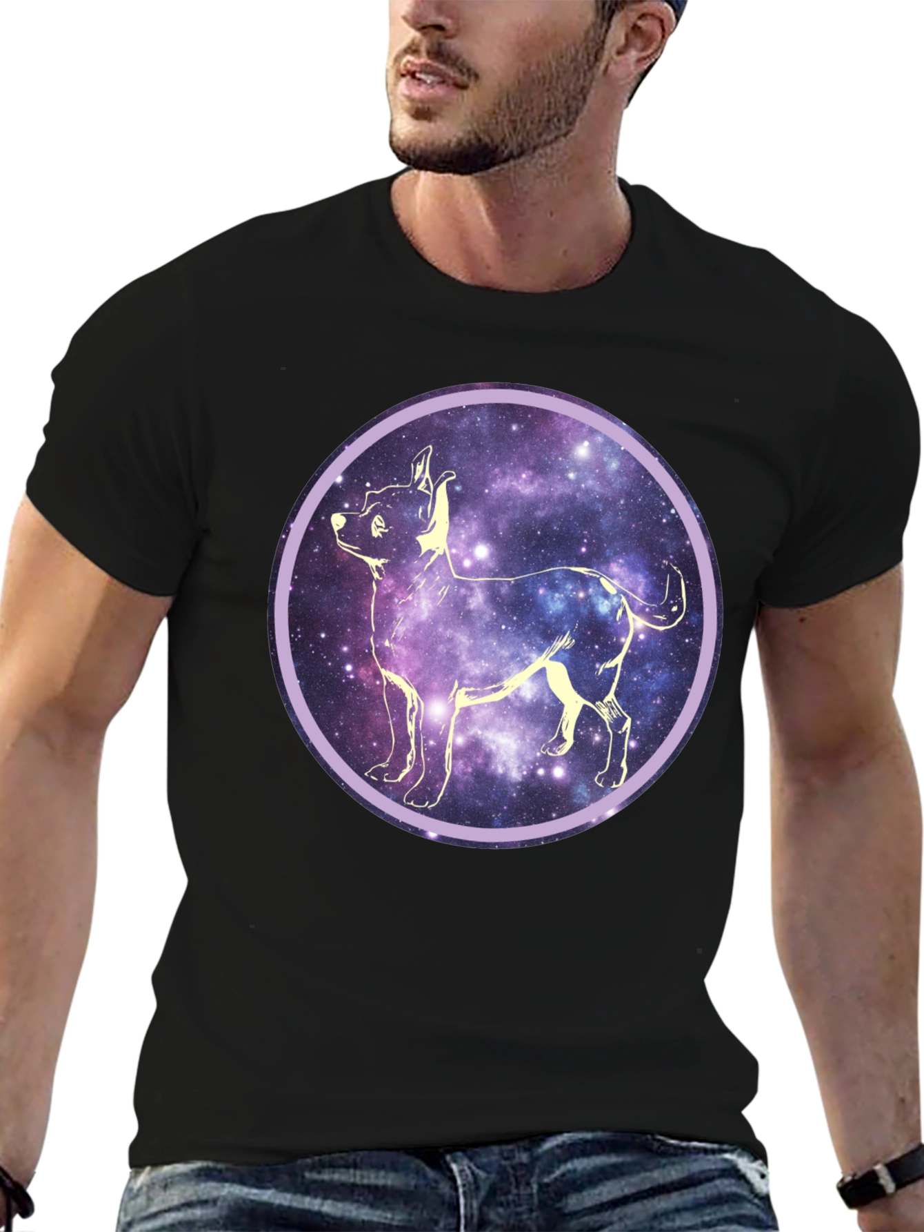 Galaxy Dog Graphic Tee
