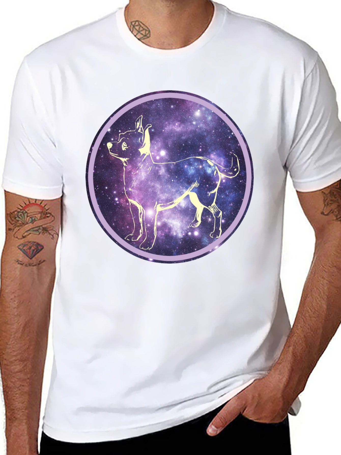 Galaxy Dog Graphic Tee