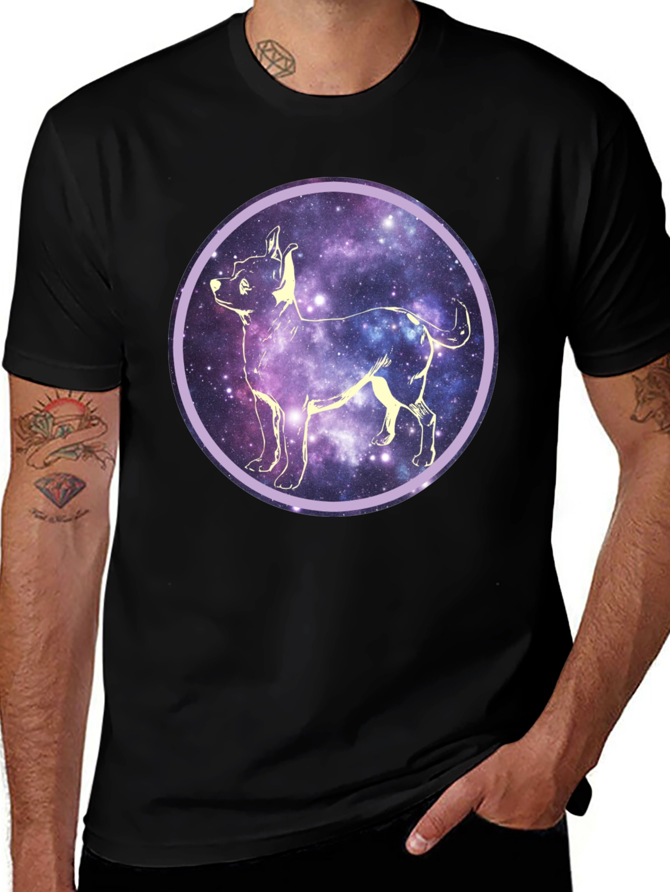 Galaxy Dog Graphic Tee