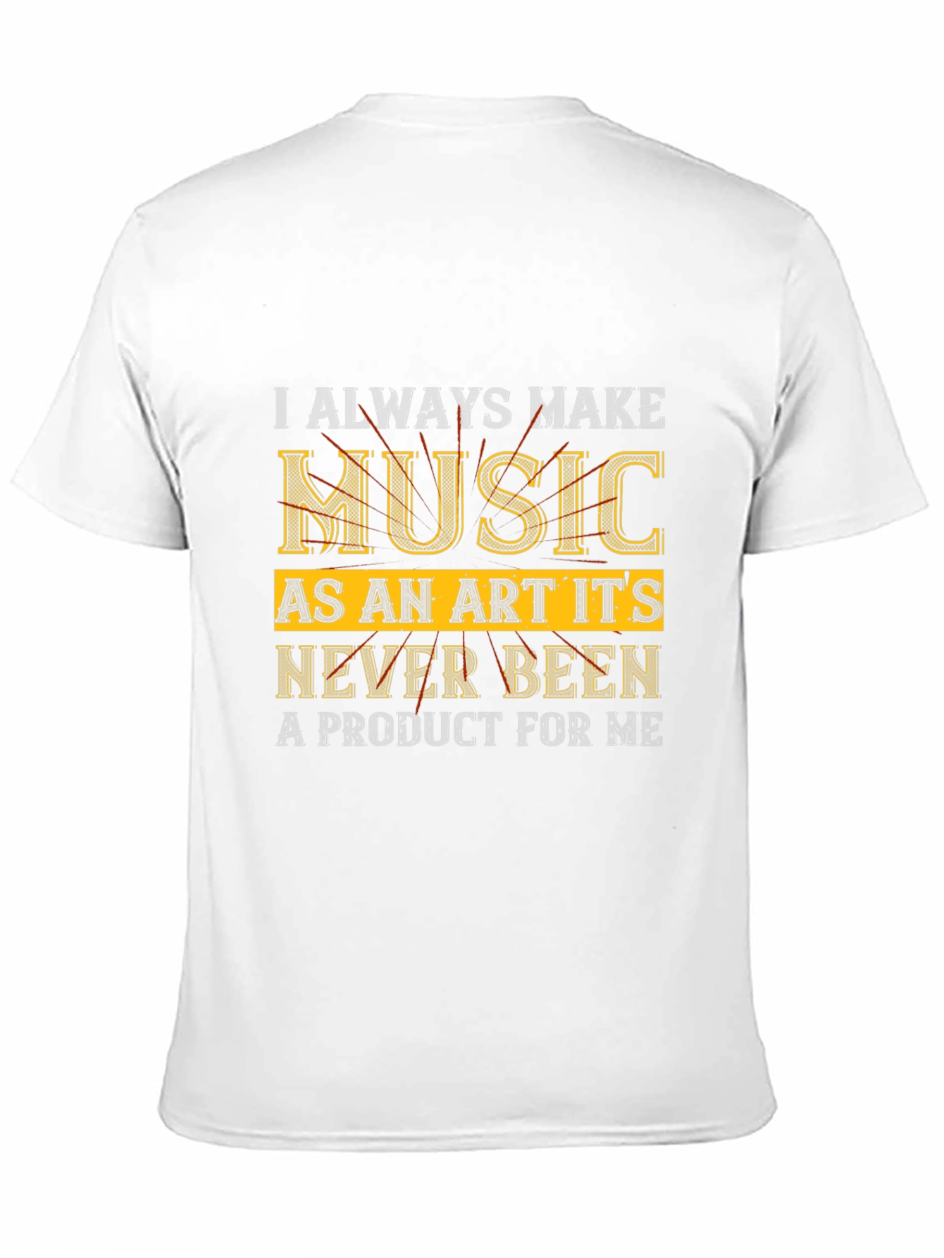 Music as an Art Black T-Shirt