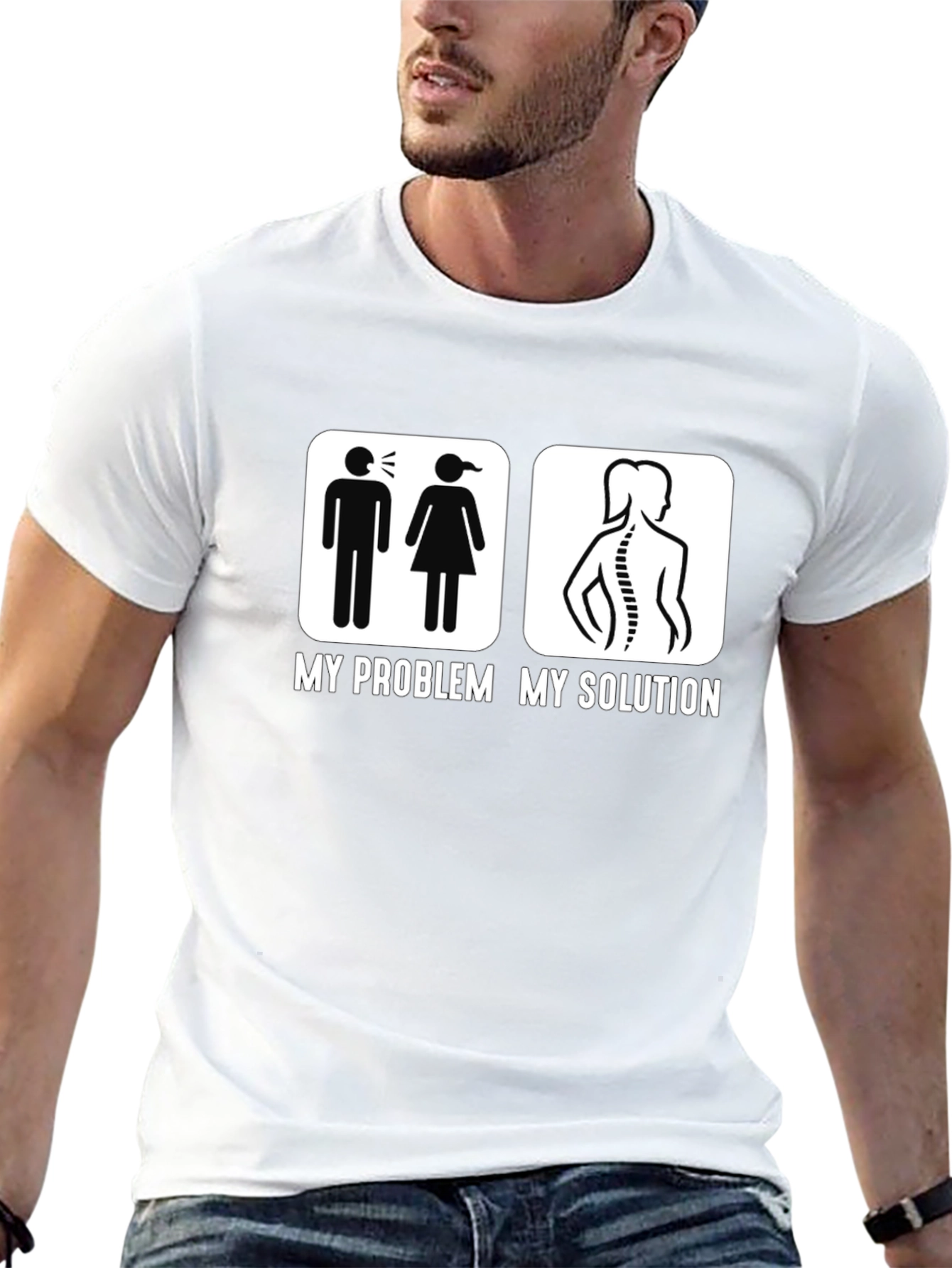 My Problem My Solution Chiropractic T-Shirt
