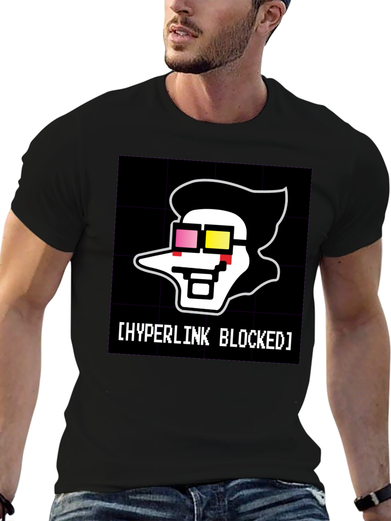 Hyperlink Blocked Graphic Tee