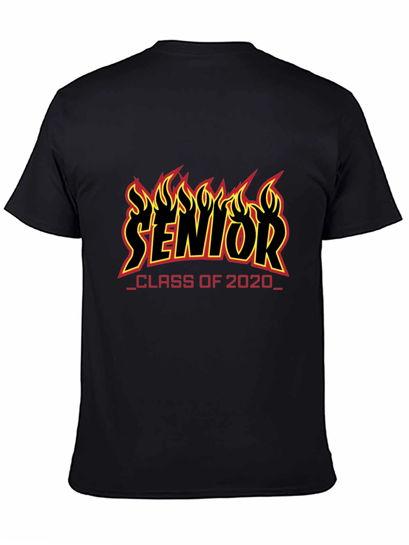 Senior Class of 2020 Flame Graphic T-Shirt