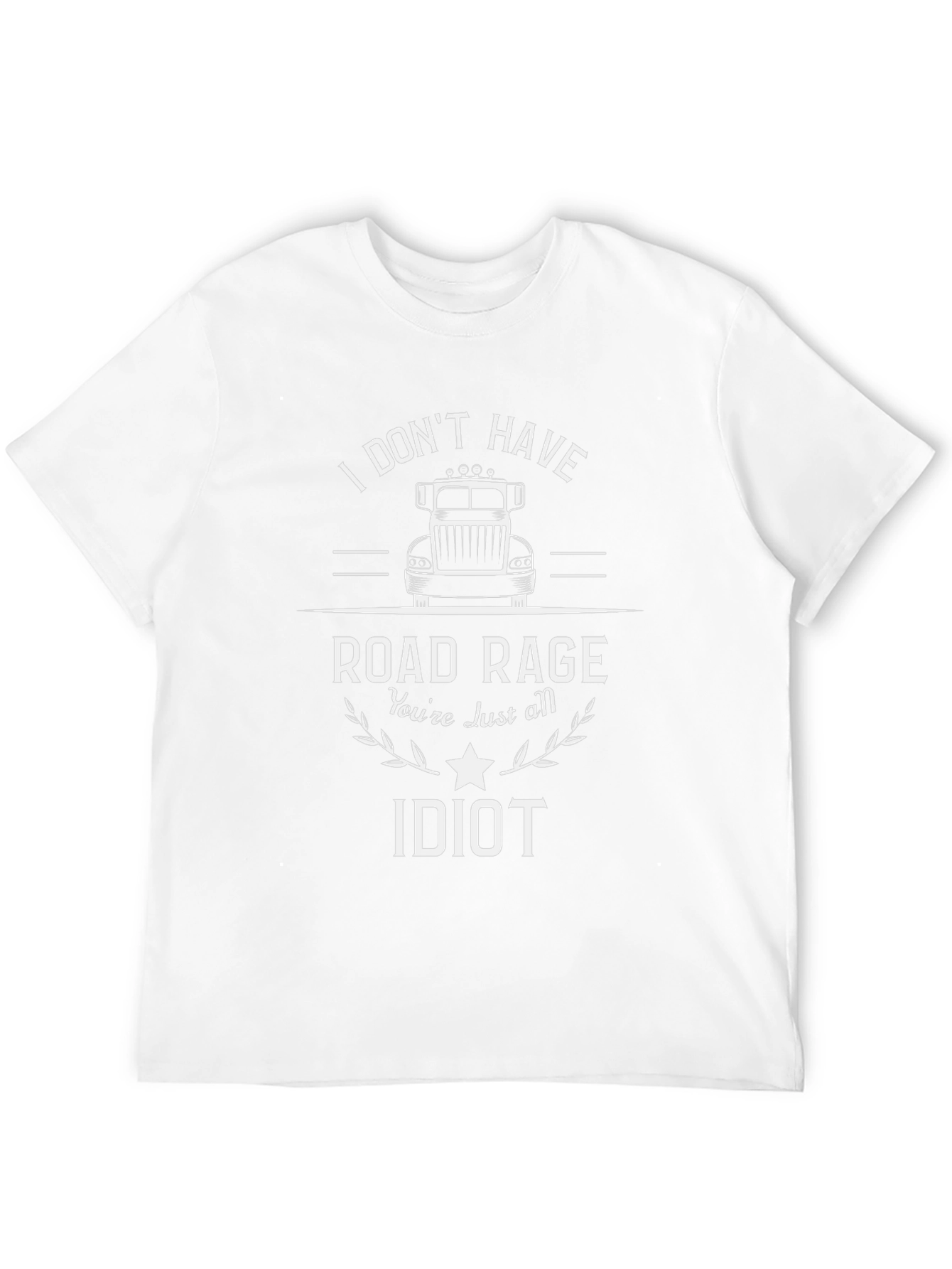 Road Rage Trucker T-Shirt Funny Novelty Tee