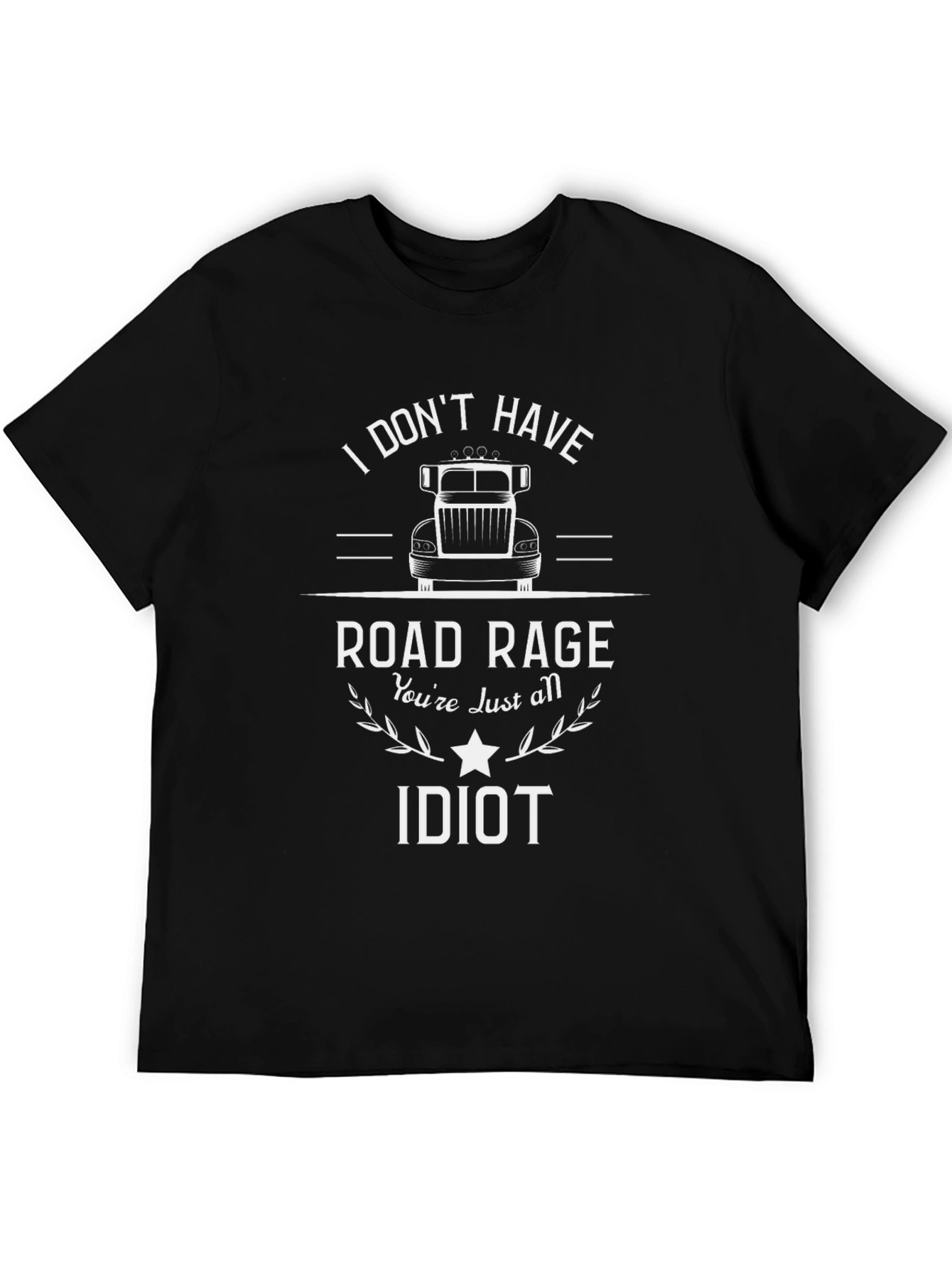 Road Rage Trucker T-Shirt Funny Novelty Tee