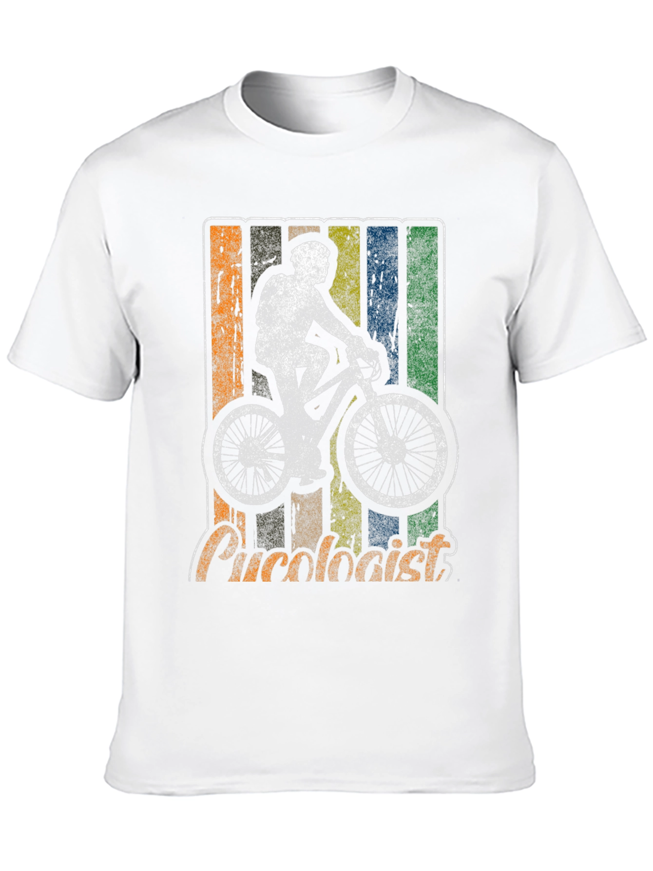 Cyclist Graphic Print Tee