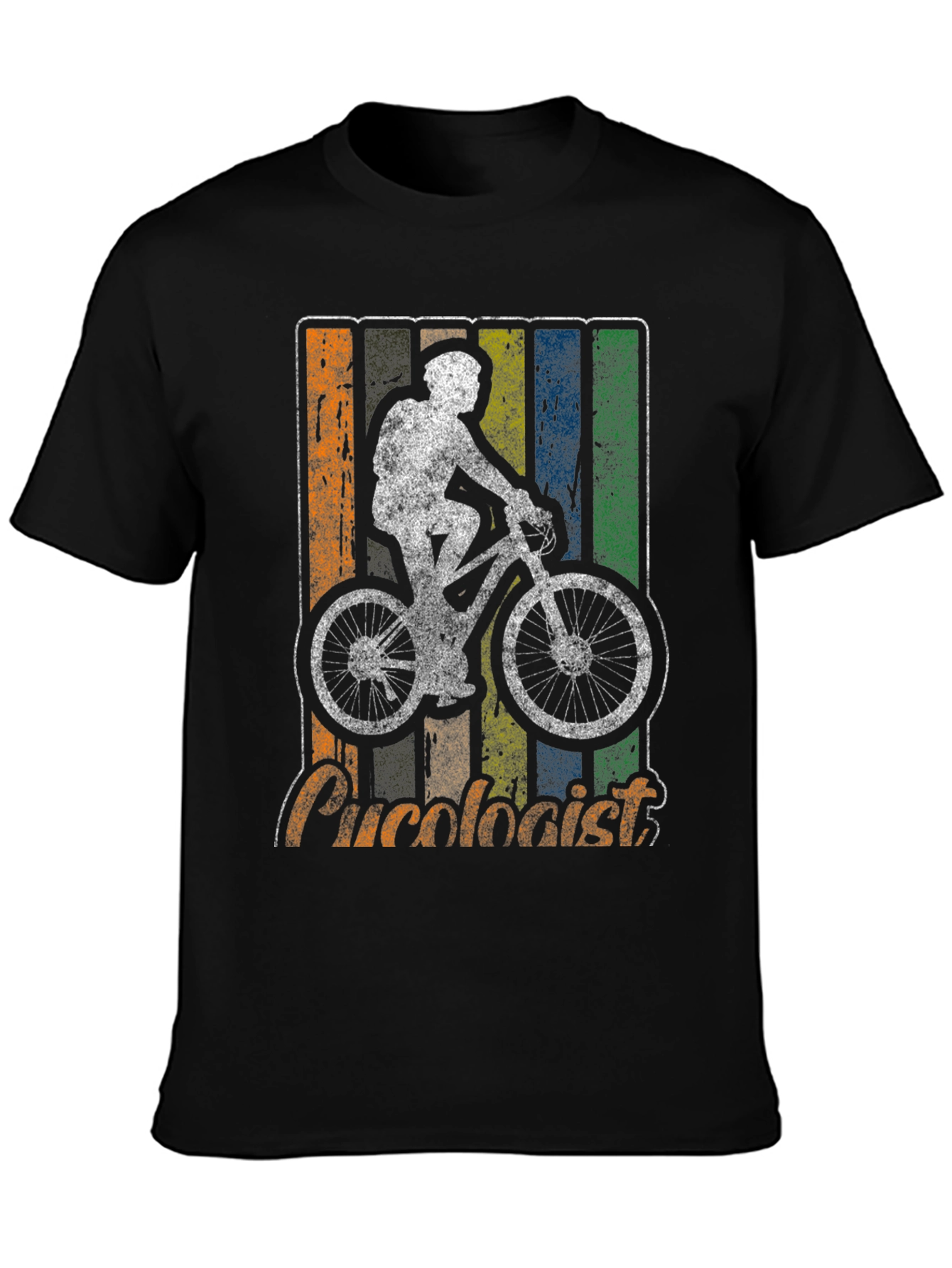 Cyclist Graphic Print Tee