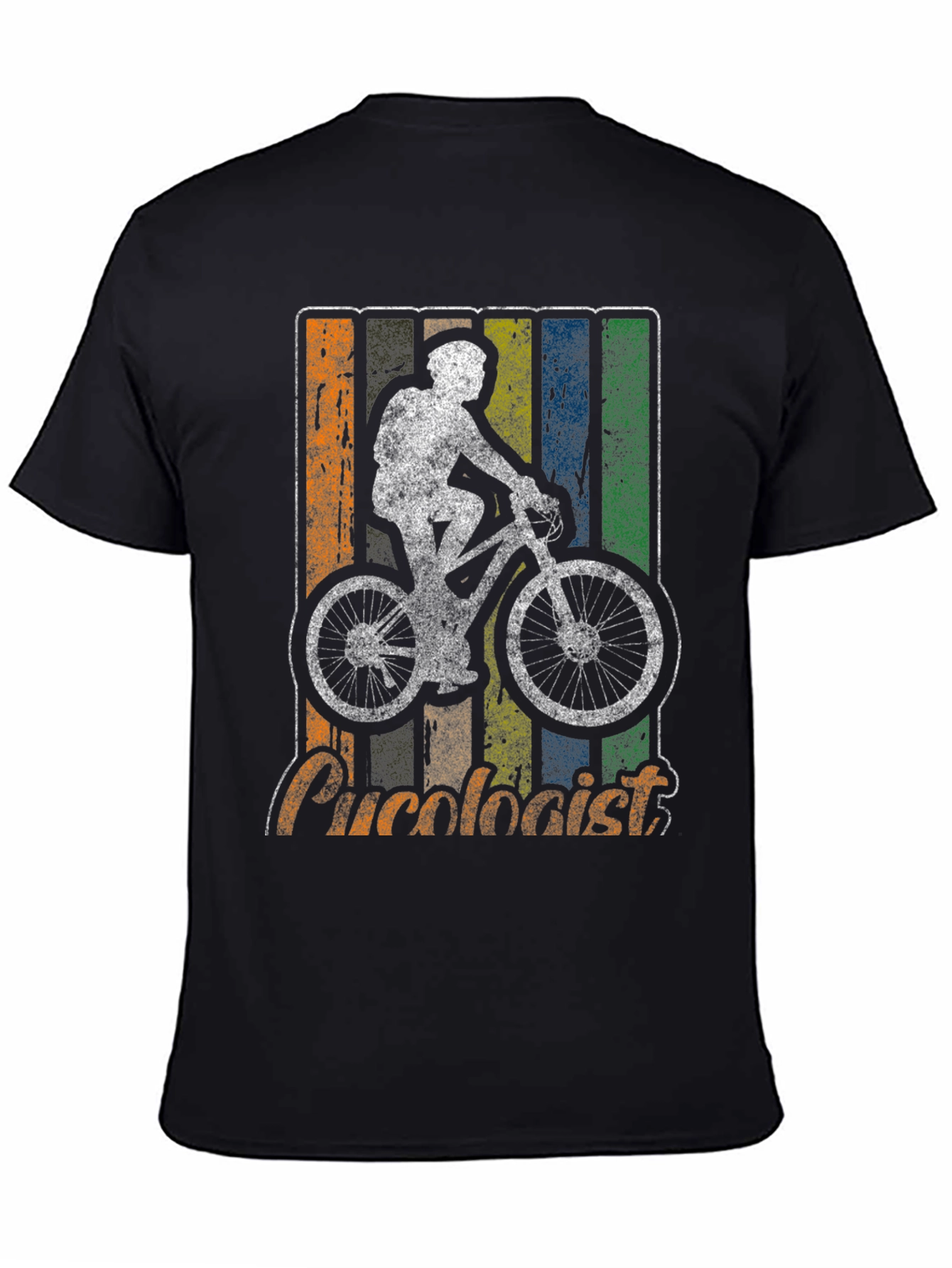 Cyclist Graphic Print Tee
