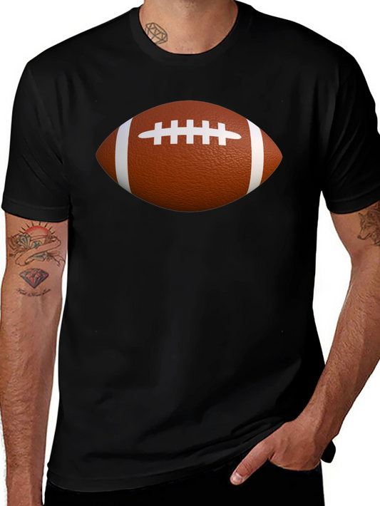 Football Graphic T-Shirt - Casual Cotton Tee