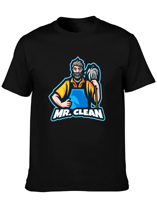 Mr. Clean Graphic T-Shirt - Black