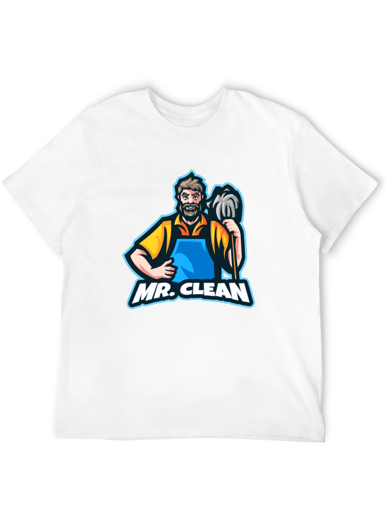 Mr. Clean Graphic T-Shirt - Black
