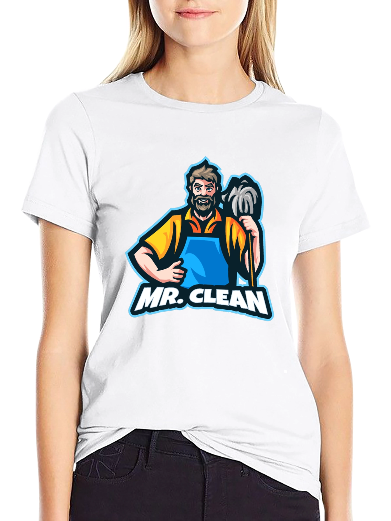Mr. Clean Graphic T-Shirt - Black