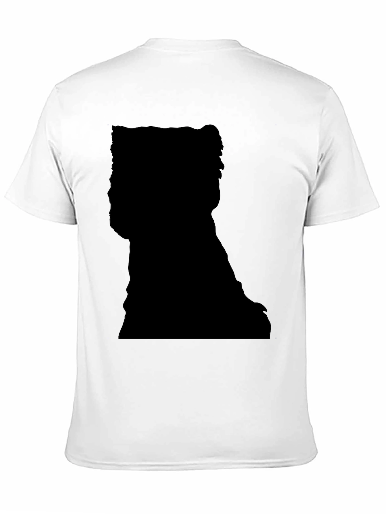 Silhouette Print Black T-Shirt