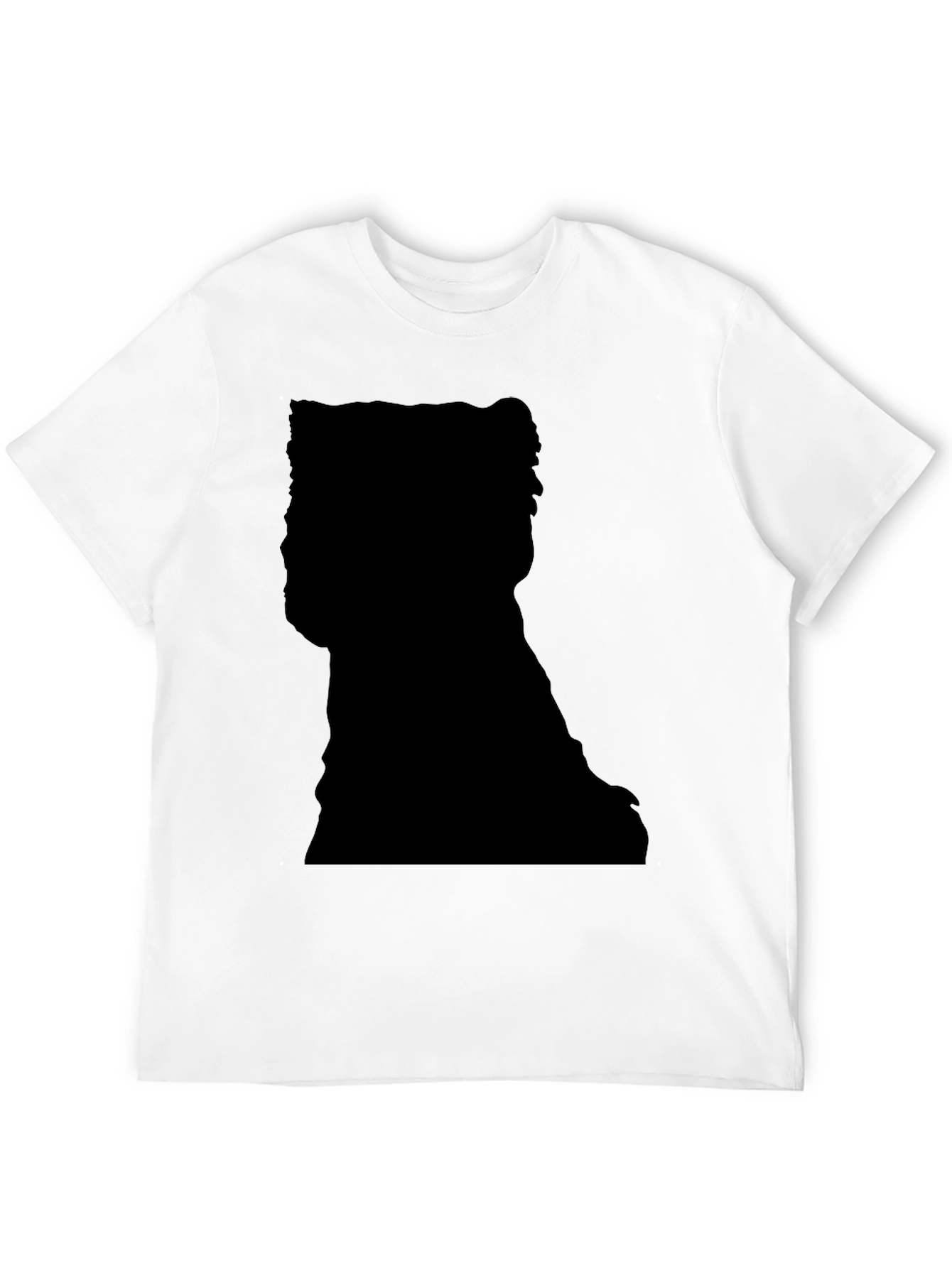 Silhouette Print Black T-Shirt