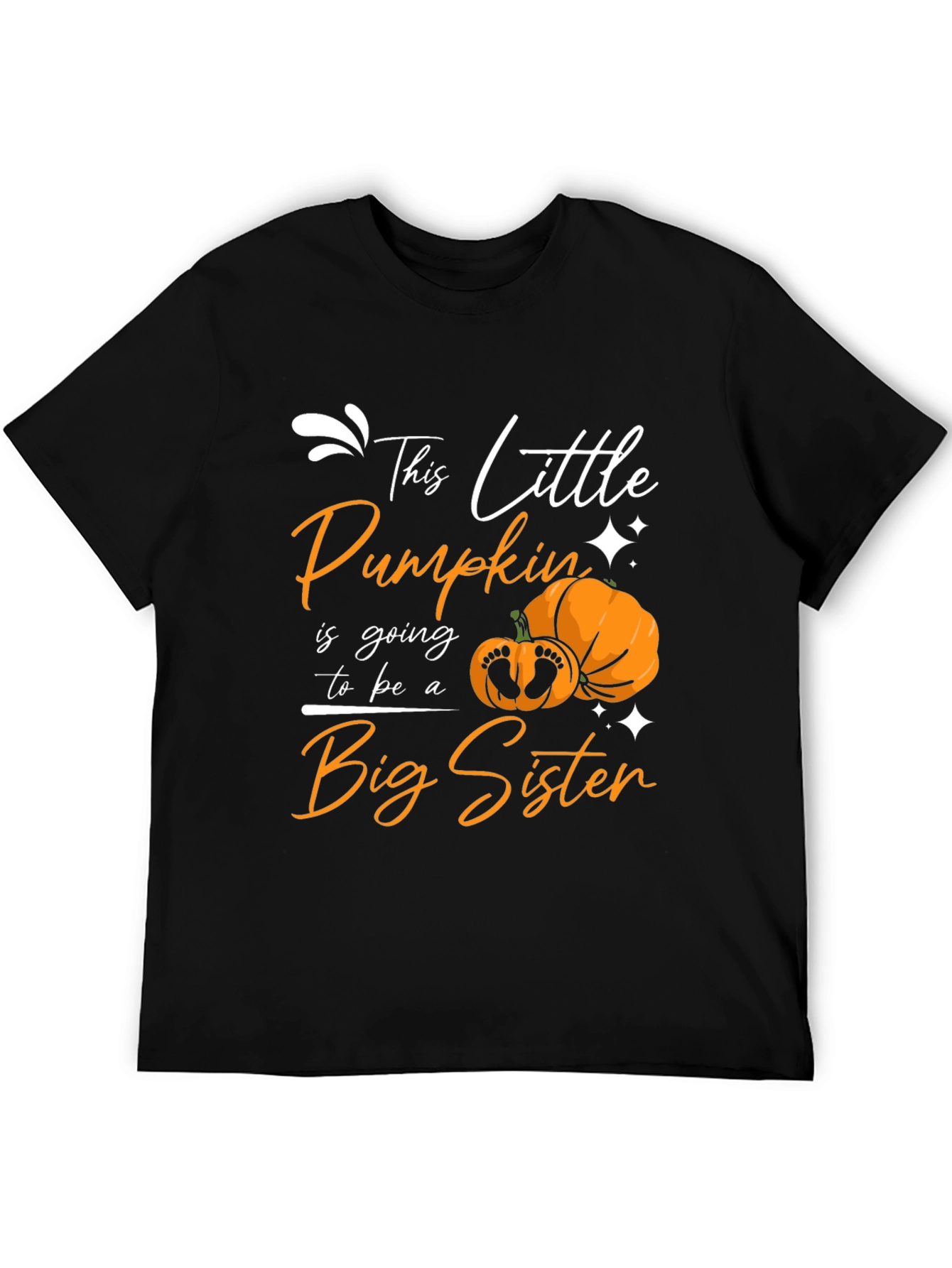 Big Sister Pumpkin Tee