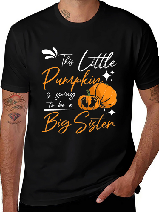 Big Sister Pumpkin Tee