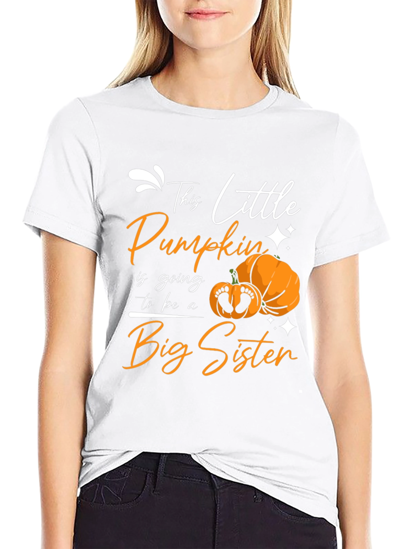 Big Sister Pumpkin Tee