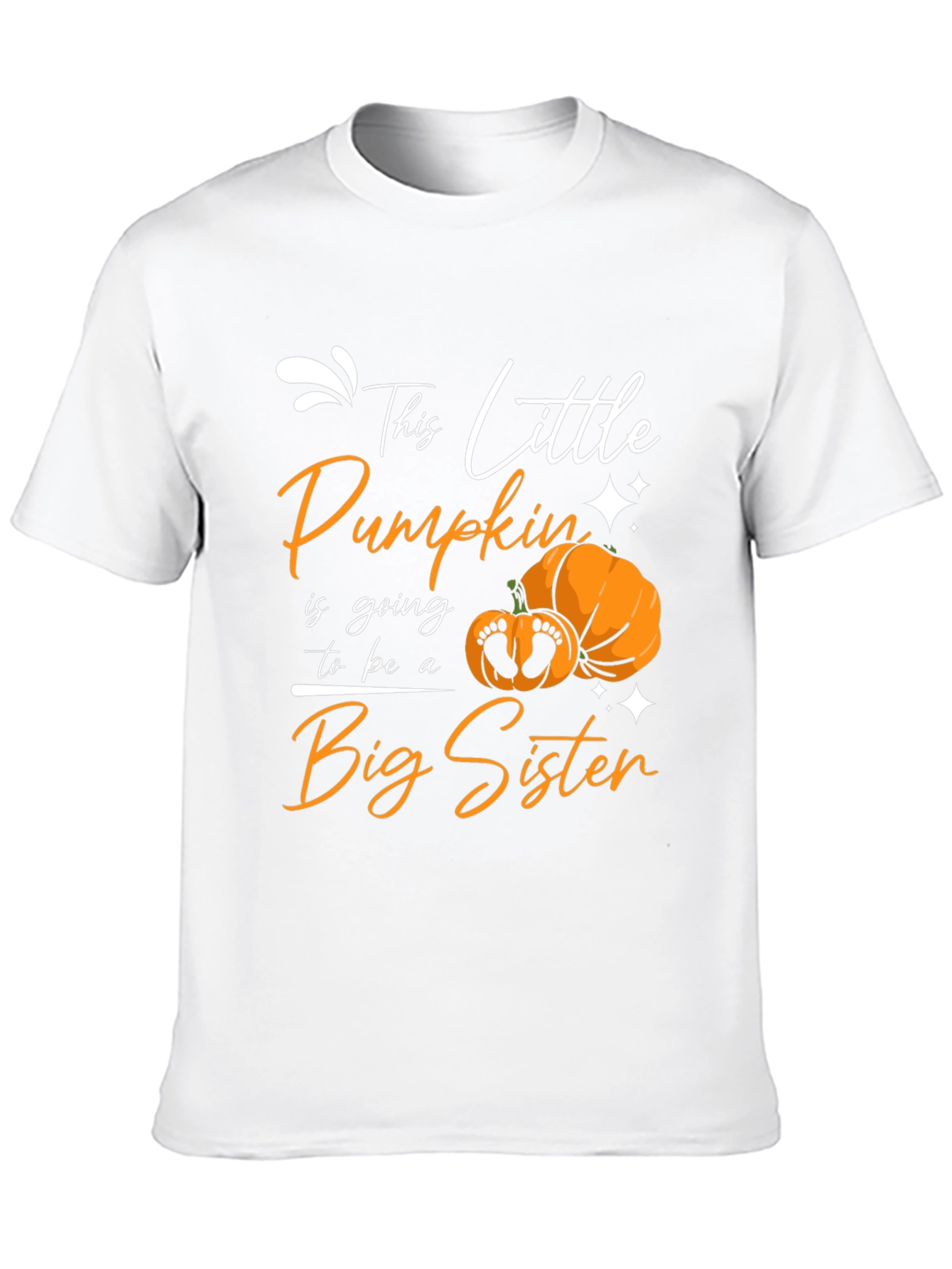 Big Sister Pumpkin Tee