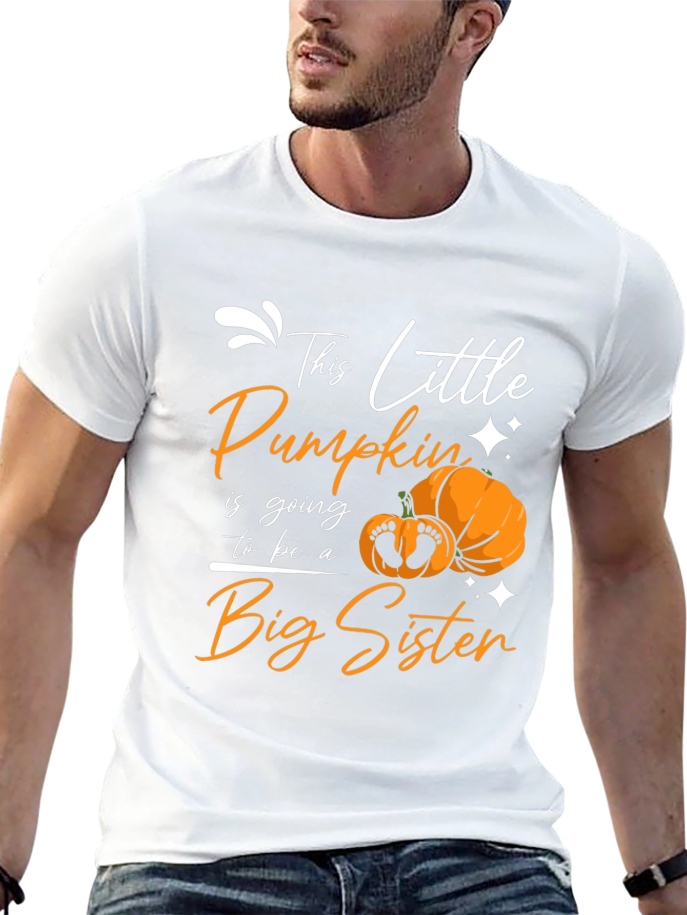 Big Sister Pumpkin Tee