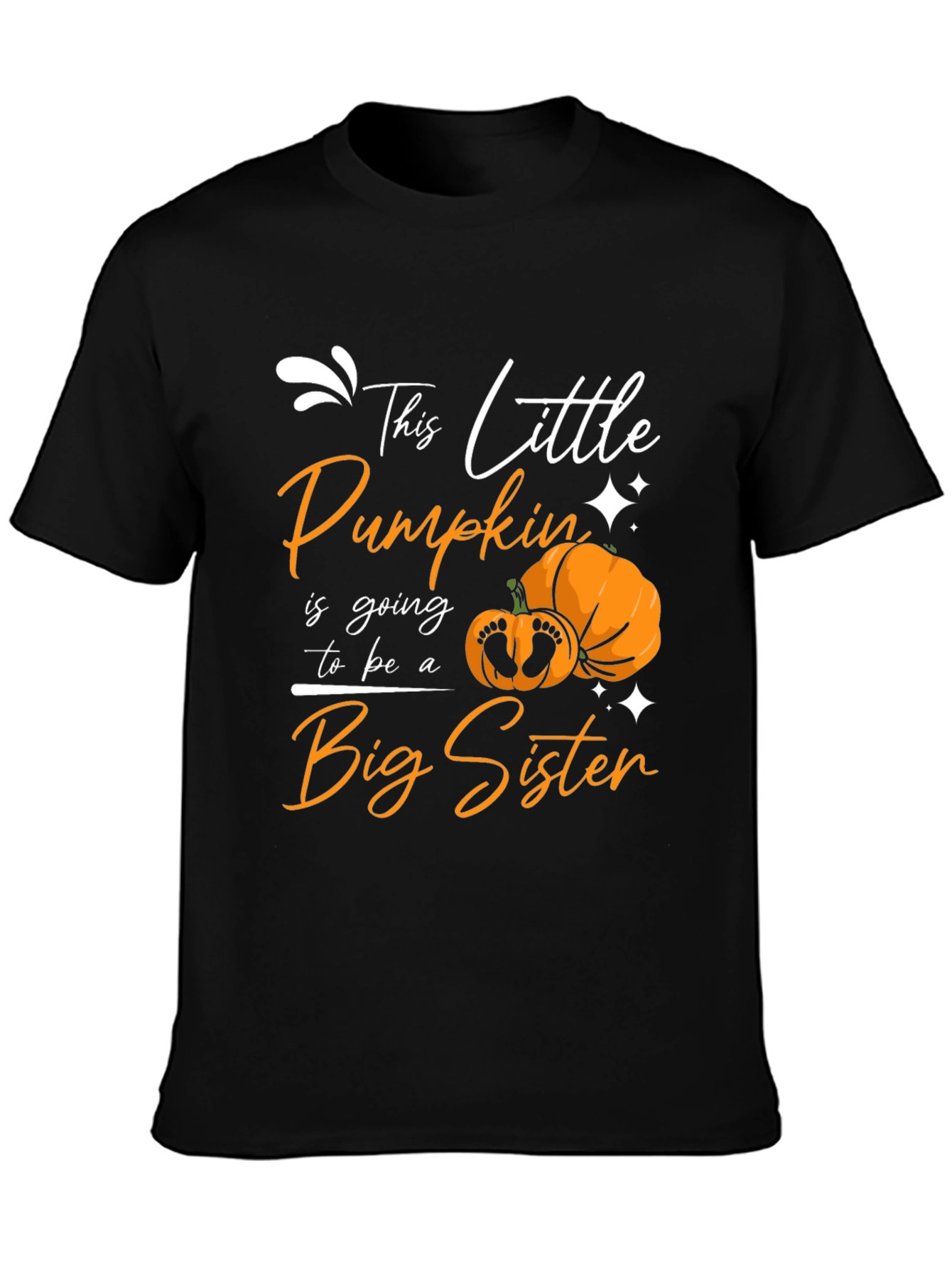 Big Sister Pumpkin Tee
